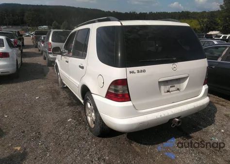 2000 Mercedes-Benz Ml 320 from USA, damaged, VIN 4JGAB54E2YA198647